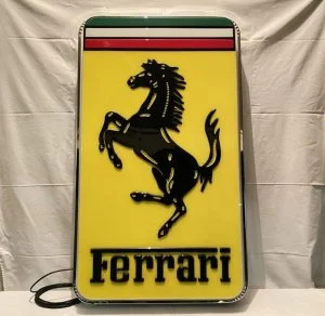 Ferrari Neon Modena Logo sign, USD 17.000,00
